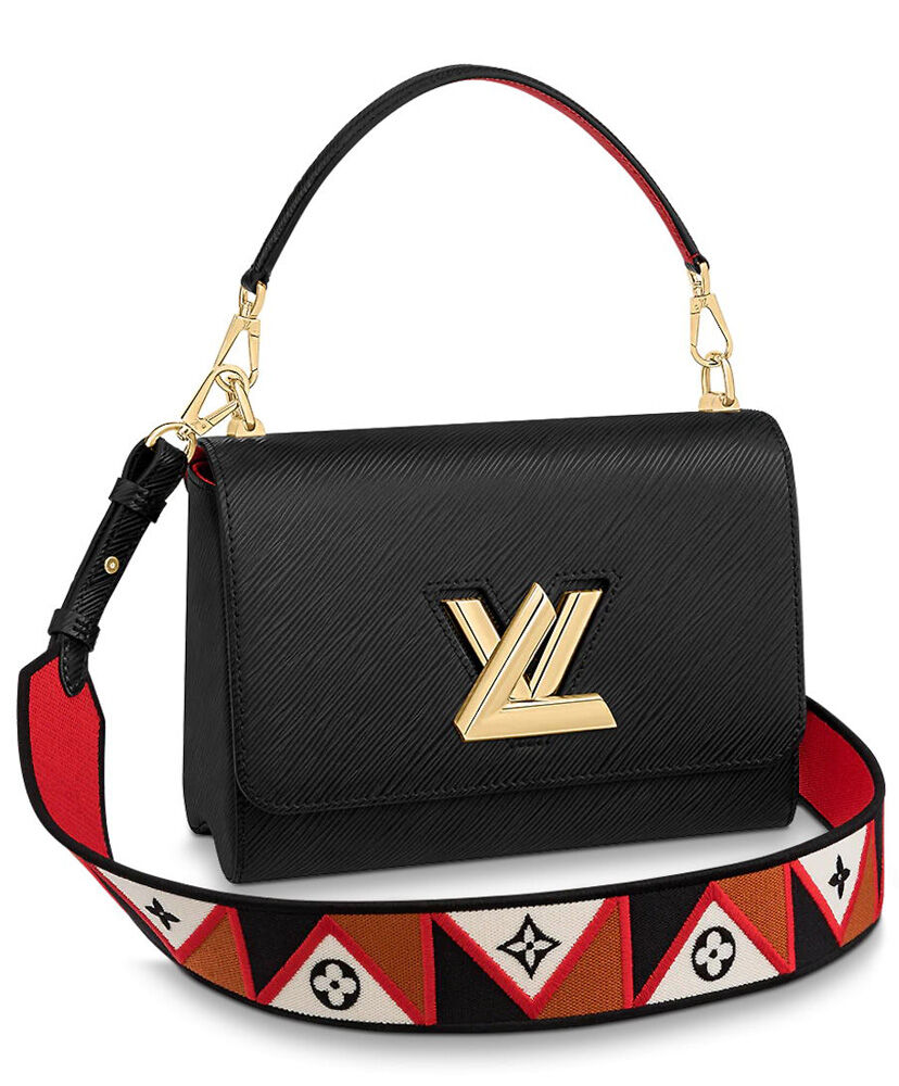 Louis Vuitton Twist MM M59026 M59027 M59028 Black - Click Image to Close