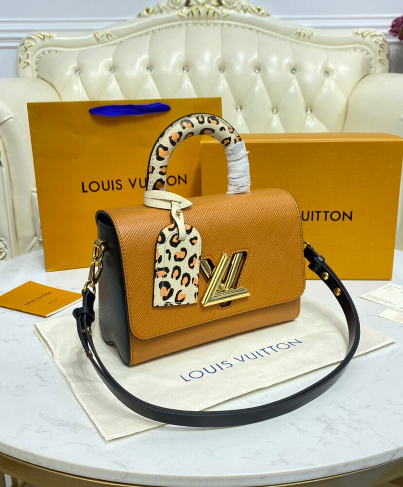 Louis Vuitton Twist MM M58568 Coffee