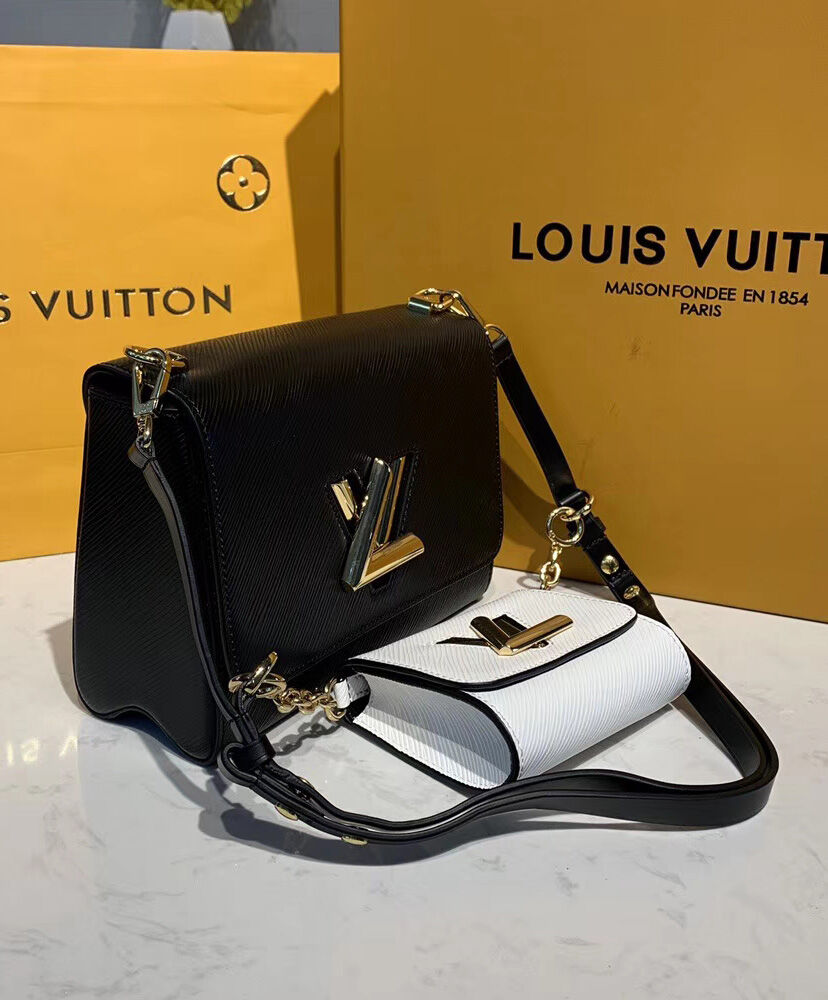 Louis Vuitton Twist MM And Twisty M55683 Black