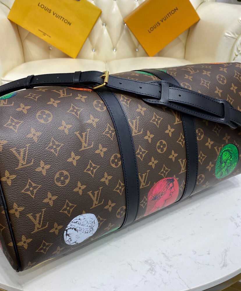 Louis Vuitton Keepall Bandouliere 45 Bag M59261 Brown