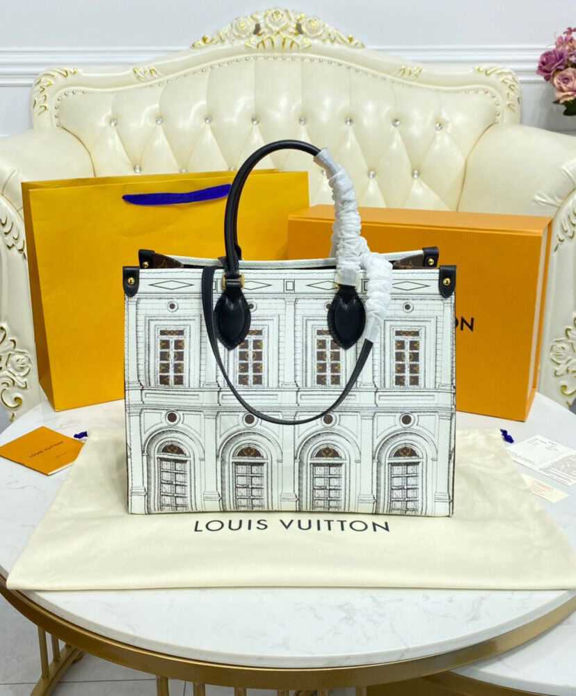 Louis Vuitton Onthego MM M59264 White