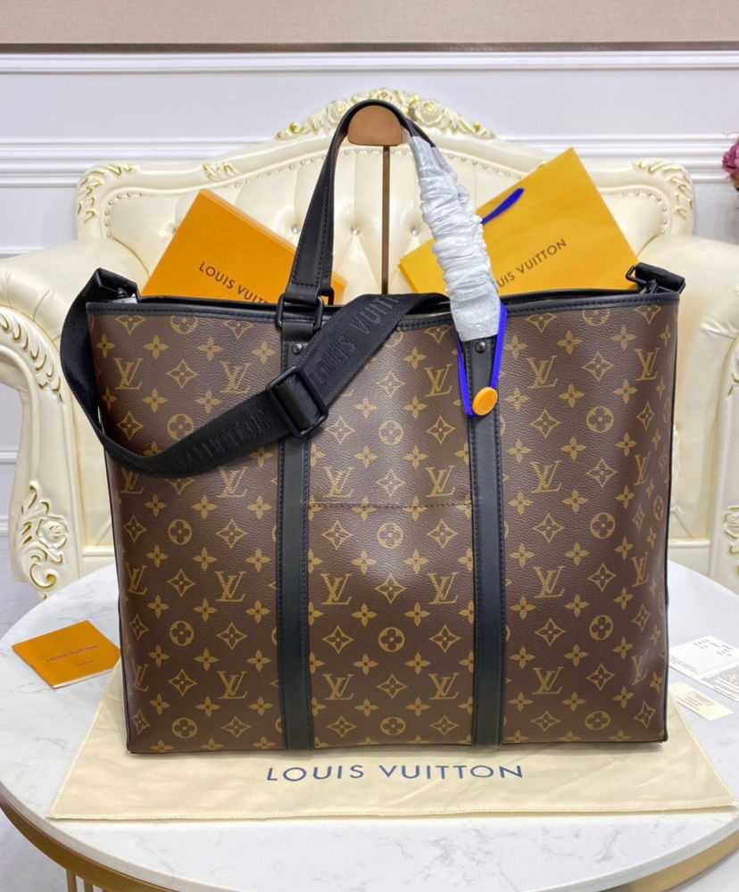 Louis Vuitton Week-End Tote GM M45733 Brown