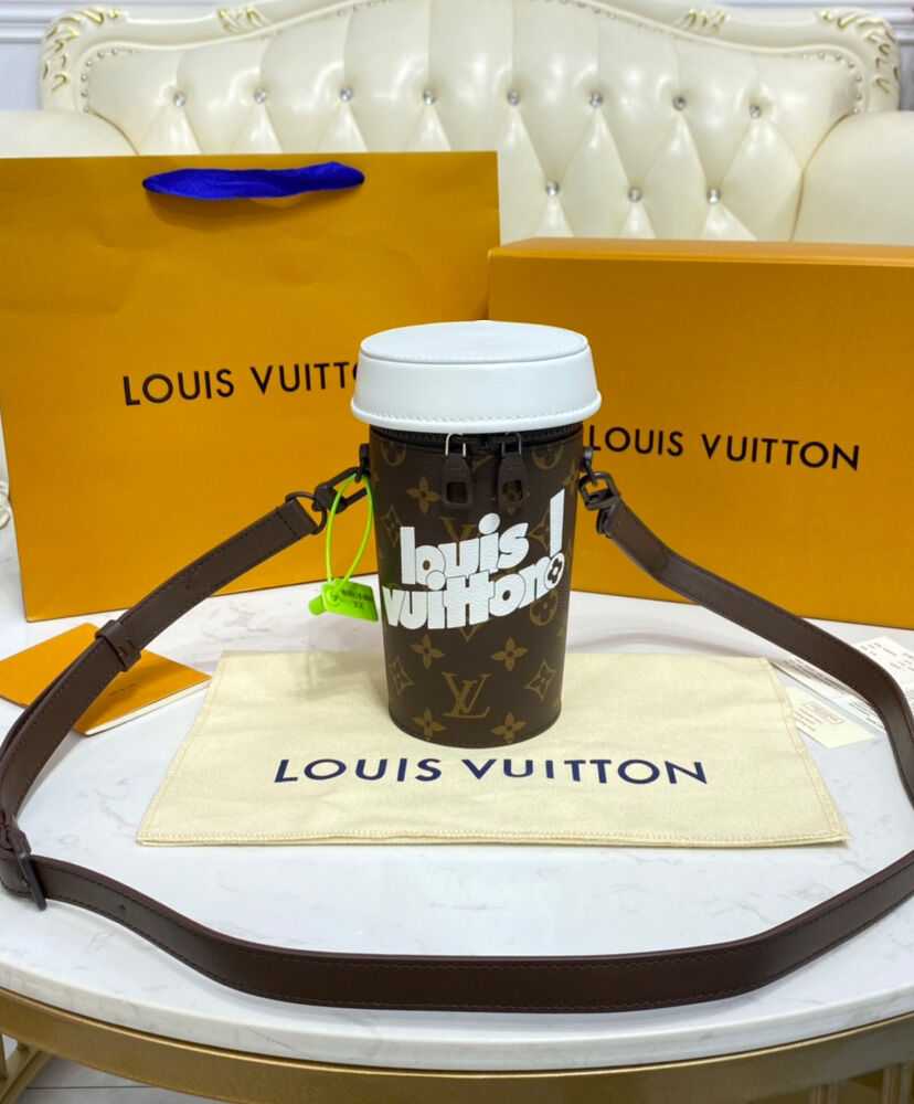 Louis Vuitton Coffee Cup Pouch M80812 Brown