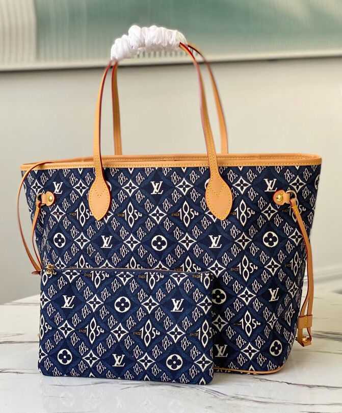 Louis Vuitton Since 1854 Neverfull MM M57484 Blue