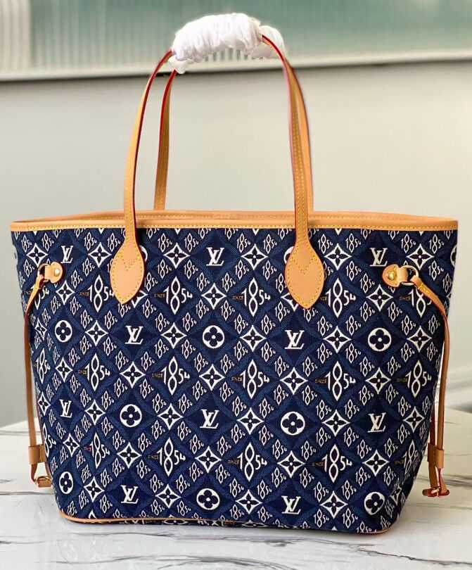 Louis Vuitton Since 1854 Neverfull MM M57484 Blue