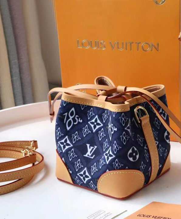 Louis Vuitton Noe Purse Bucket Bag M57447 Blue