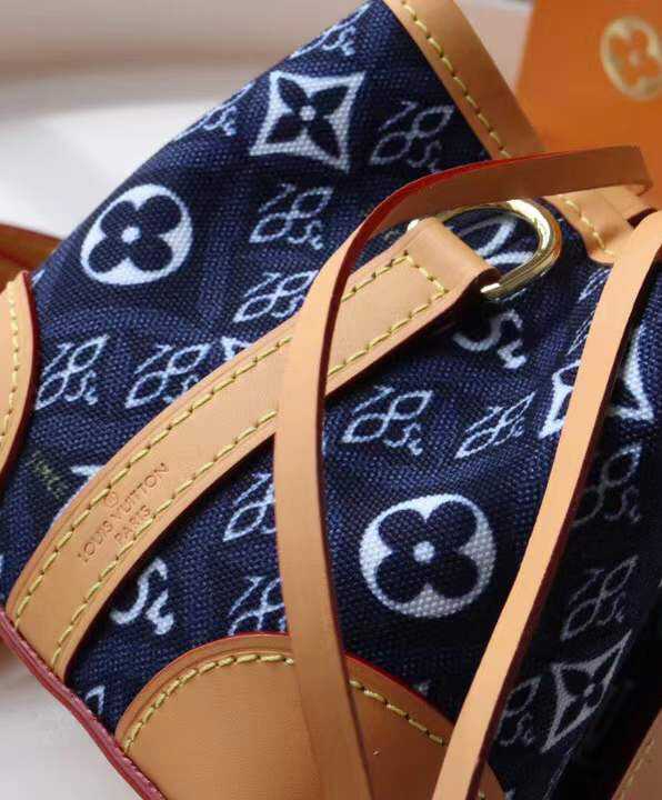 Louis Vuitton Noe Purse Bucket Bag M57447 Blue